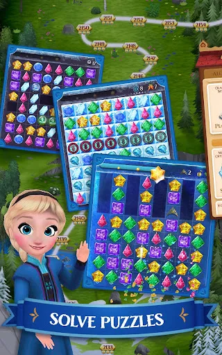Disney Frozen Free Fall Games screen 2