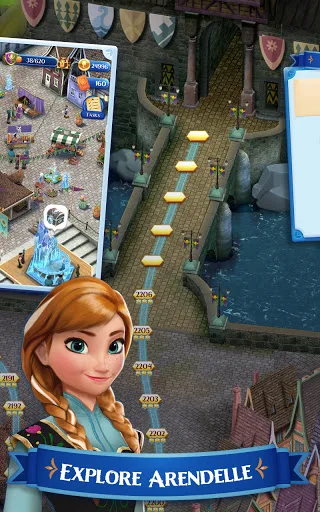 Disney Frozen Free Fall Games screen 3